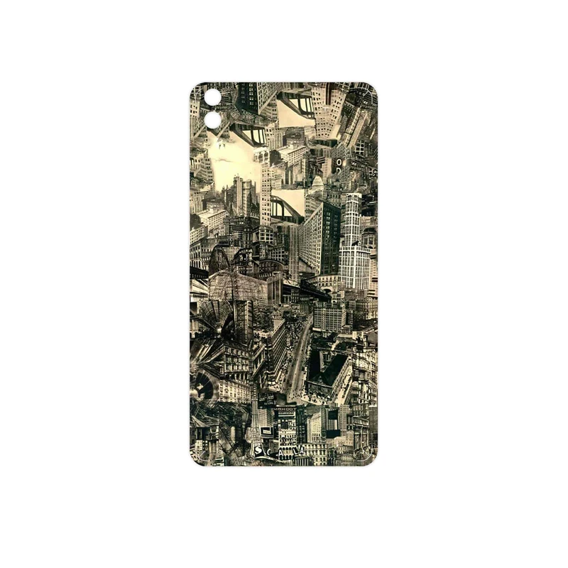 برچسب پوششی ماهوت مدل Collage of Skyscraper مناسب برای گوشی موبایل اچ تی سی Desire 816