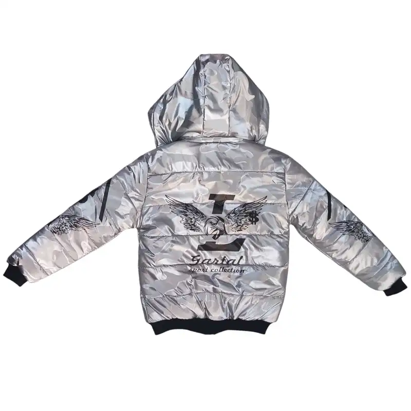 کاپشن پسرانه مدل دورویه A16