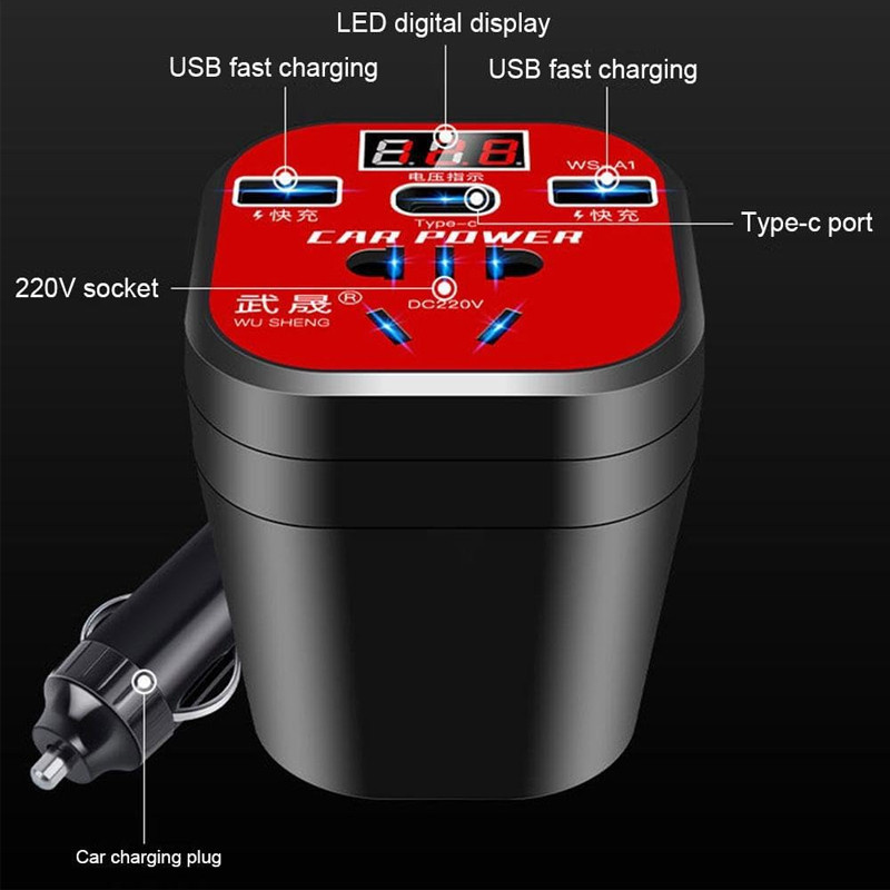 اینورتر فندکی خودرو مدل SX 12