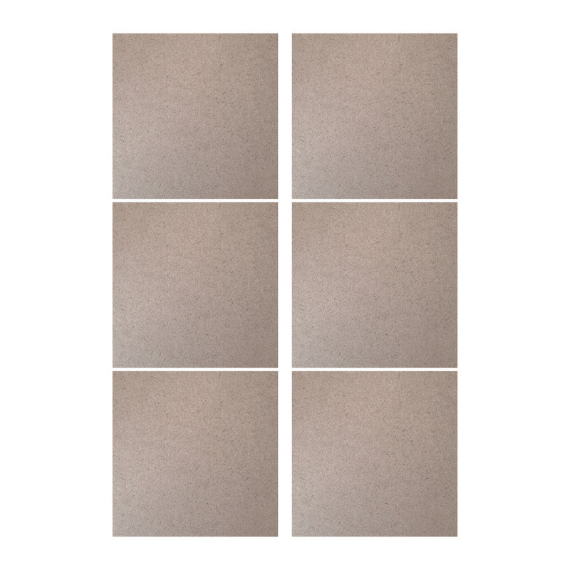 اسلایس چوبی مدل بیس رنگ و رزین Square 10.6 مجموعه 6 عددی