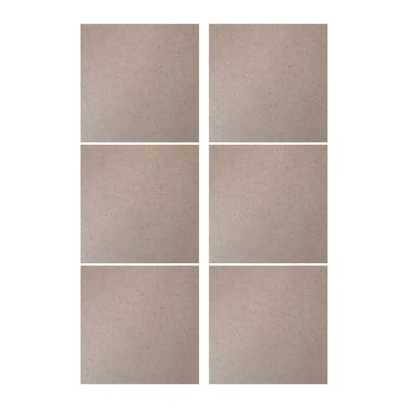 اسلایس چوبی مدل پایه خام نقاشی sq10.6 مجموعه 6 عددی