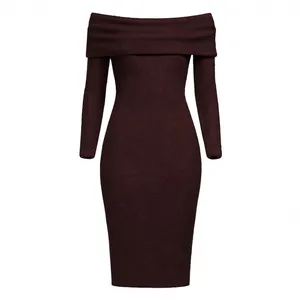 پیراهن یقه قایقی زنانه مدل Luxuria