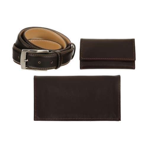 ست هدیه مردانه شهر چرم مدل 133-1