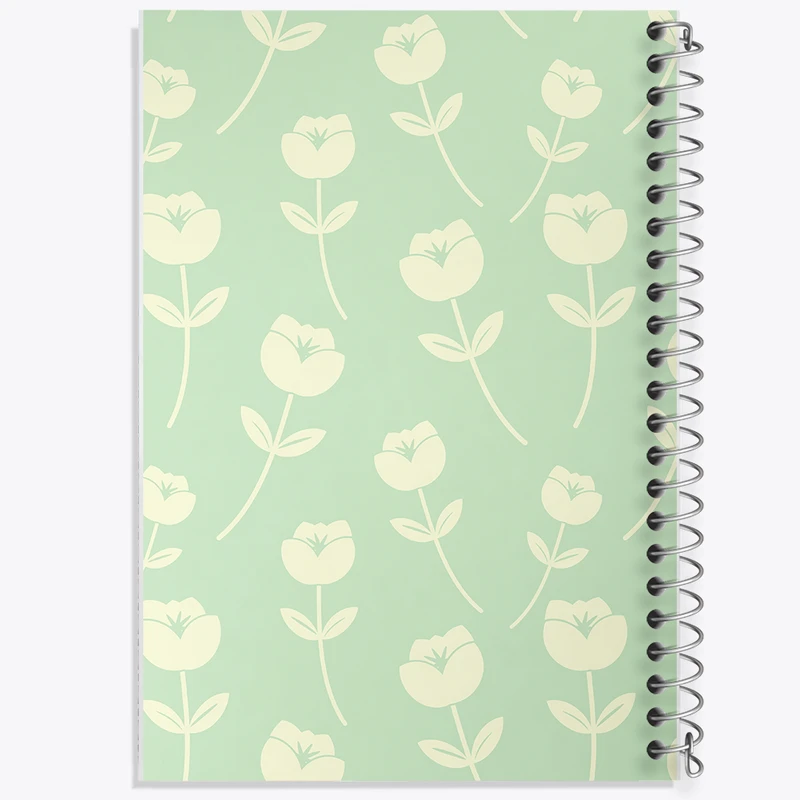 دفتر ژورنال نویسی 50 برگ خندالو مدل نقطه ای طرح گل گلی کد N761