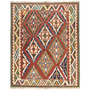 گلیم دستباف سه و نیم متری سی پرشیا کد 171349