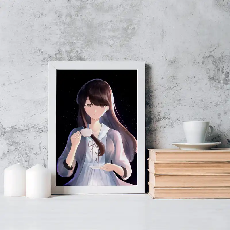 تابلو خندالو مدل انیمه کومی سان کد 16099