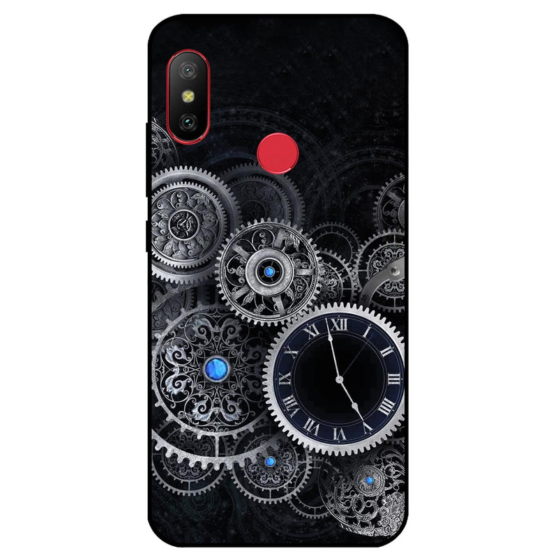 کاور مگافون طرح ساعت مدل 8161 مناسب برای گوشی موبایل شیائومی Redmi 6 Pro / Mi A2 Lite 