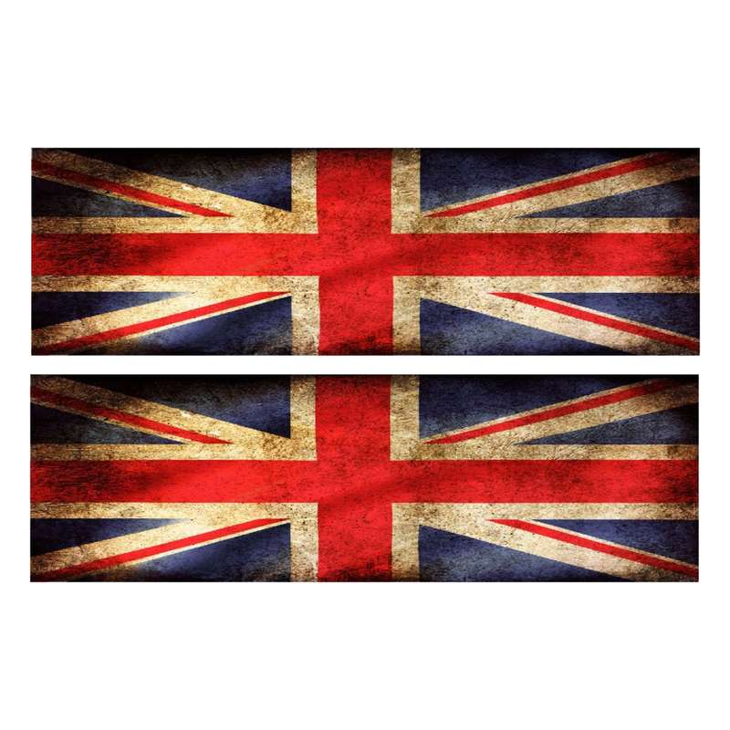 برچسب پارکابی خودرو طرح پرچم انگلیس کد SP013 بسته 2 عددی