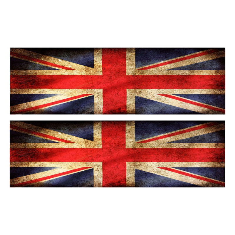 برچسب پارکابی خودرو طرح پرچم انگلیس کد SP013 بسته 2 عددی