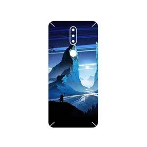 MAHOOT Blue Mountains Digital Art Cover Sticker for Nokia 2.4