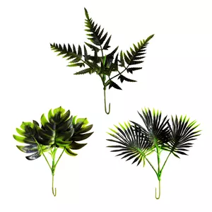 گل مصنوعی مدل بوته آکا باکاجیر مینیاتوری mini مجموعه 3 عددی