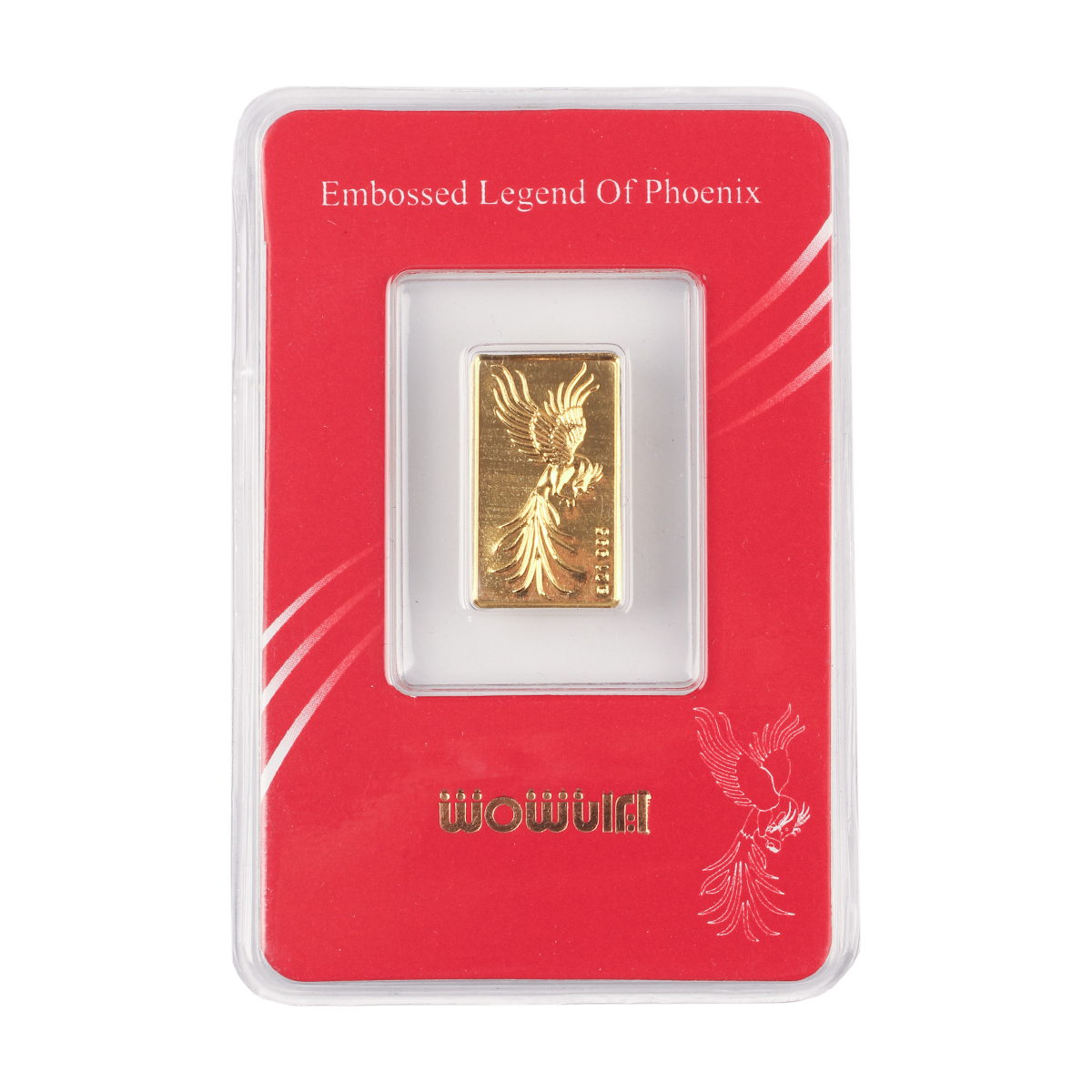 شمش طلا 24 عیار ایران‌شمش مدل سیمرغ کد T-0.6