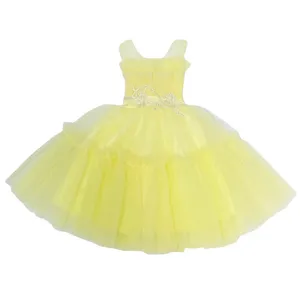 پیراهن دخترانه مدل آیلار بادبزنی