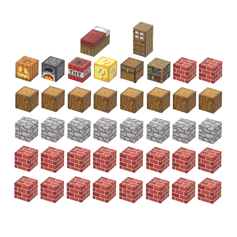 عکس شماره 8 : ساختنی مغناطیسی 44 تکه نوشو مدل ماینکرفت کد elite 44