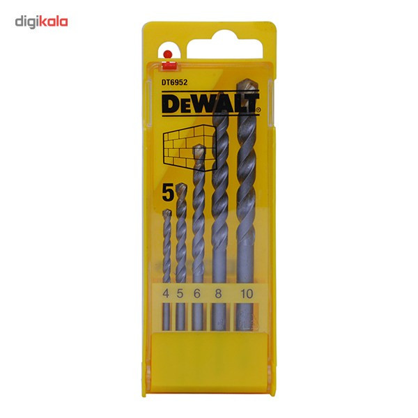 مجموعه پنج عددی مته الماسه دیوالت مدل DT6952