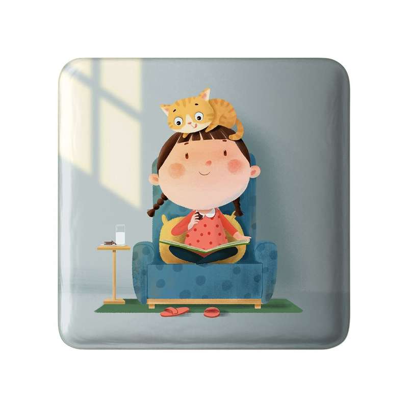 مگنت خندالو مدل دخترانه فانتزی کد 25712