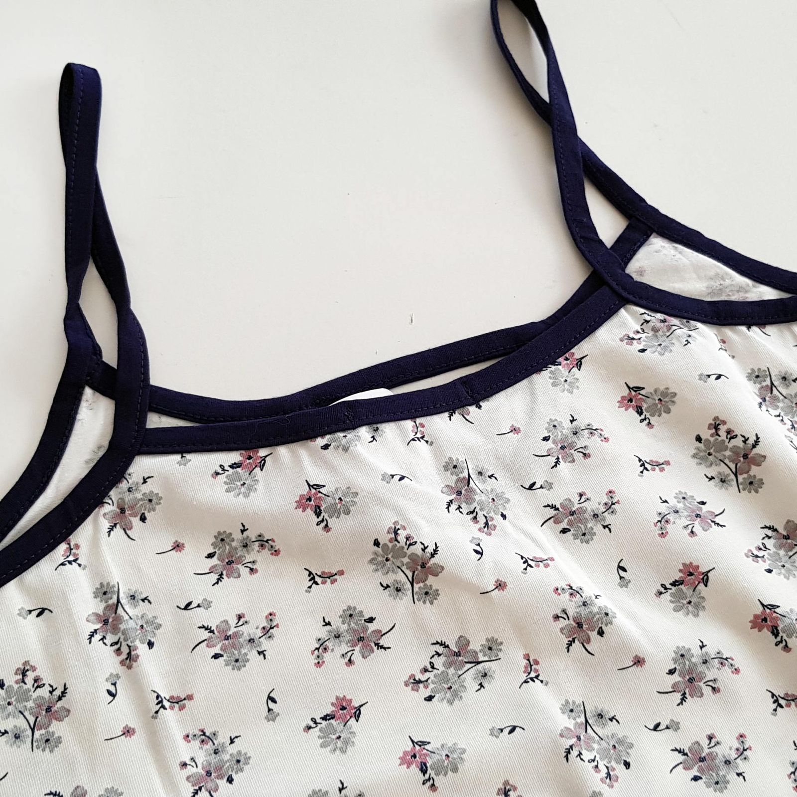 ست تاپ و شلوارک زنانه کوزا مدل پنبه ای کد 9184-3 رنگ سرمه ای -  - 6