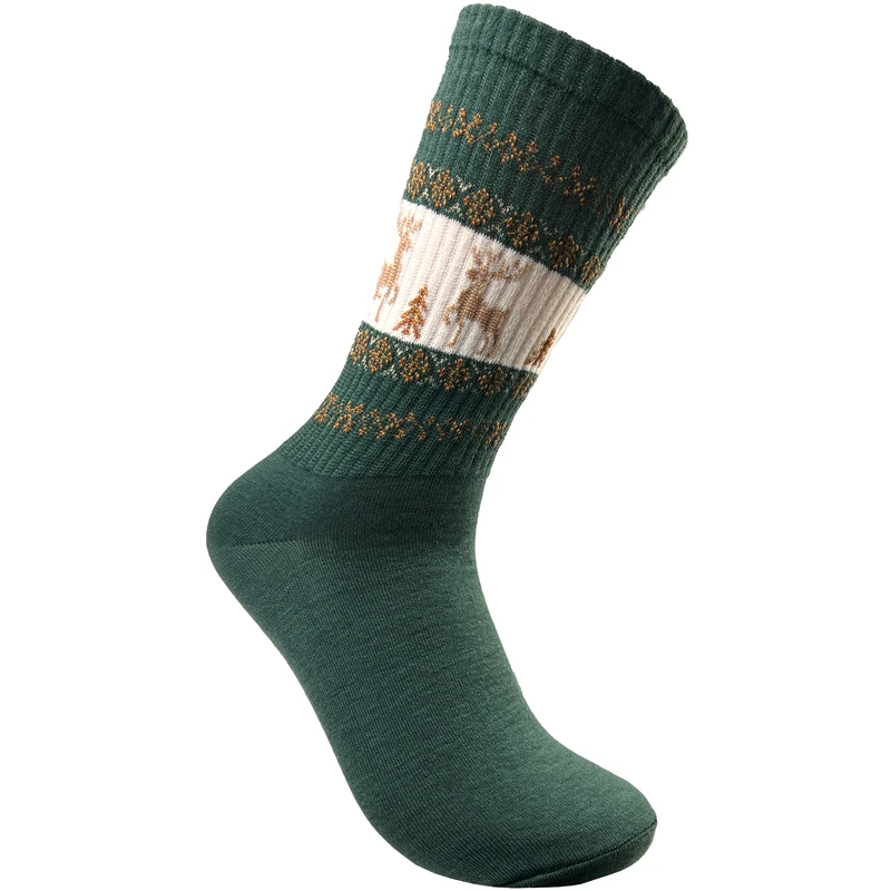 جوراب ساق بلند مدل گوزن کریسمس