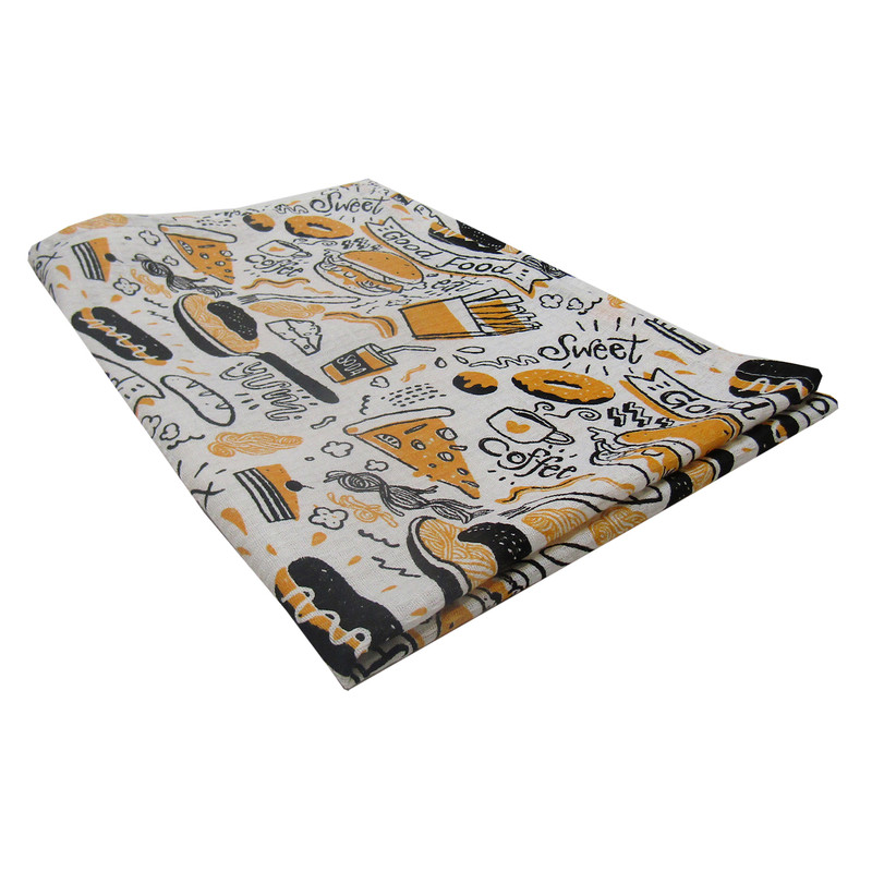 دستمال آشپزخانه هوم اند لایف مدل تایلور طرح آشپزی