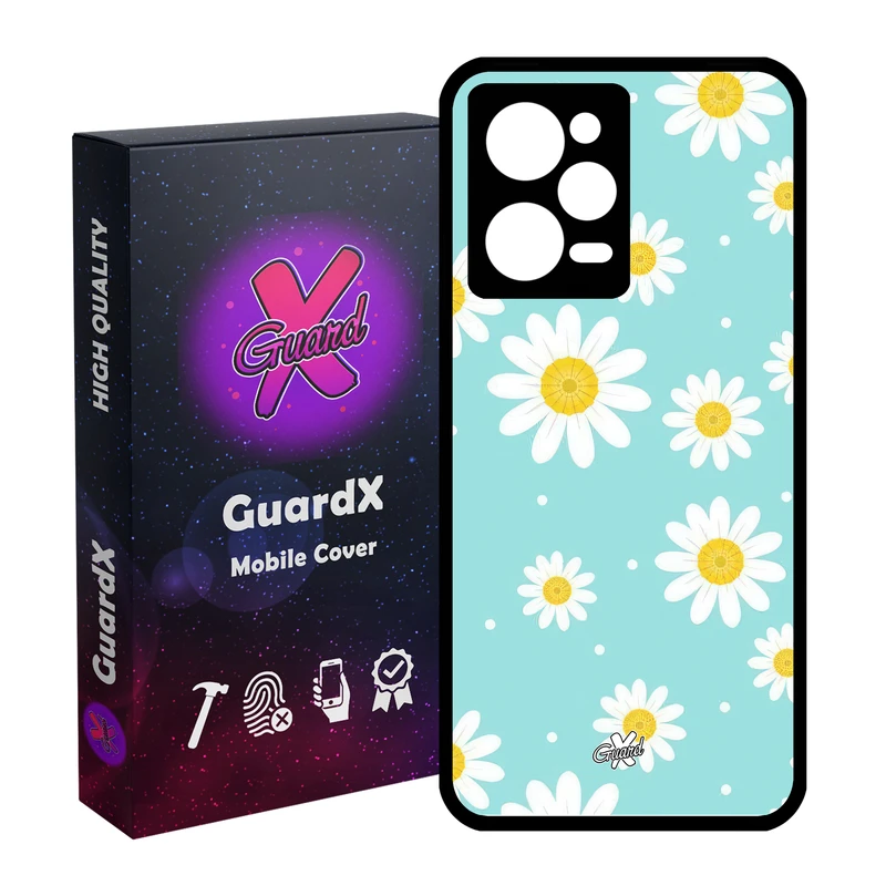 کاور گارد ایکس طرح گل مدل Glass10646 مناسب برای گوشی موبایل شیائومی Redmi Note 12 Pro 5G/Poco X5 Pro 5G/Note 12 Pro Pro speed