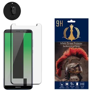  محافظ لنز دوربین اینفینیتی مدل PRO MAX مناسب برای گوشی موبایل هوآوی MATE 10 LITE به همراه محافظ صفحه نمایش
