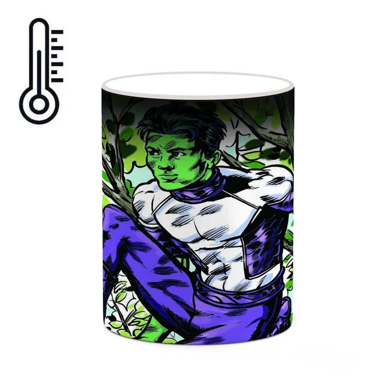 ماگ حرارتی کاکتی مدل Beast Boy کد mgh37989