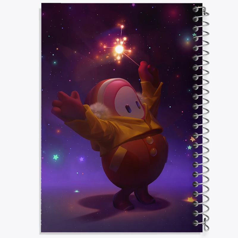 دفتر مشق 100 برگ خندالو طرح بازی فال گایز (Fall Guys) کد 32814