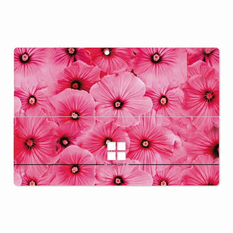 برچسب پوششی ماهوت مدل Pink-Flower مناسب برای تبلت مایکروسافت Surface Pro 4 2015