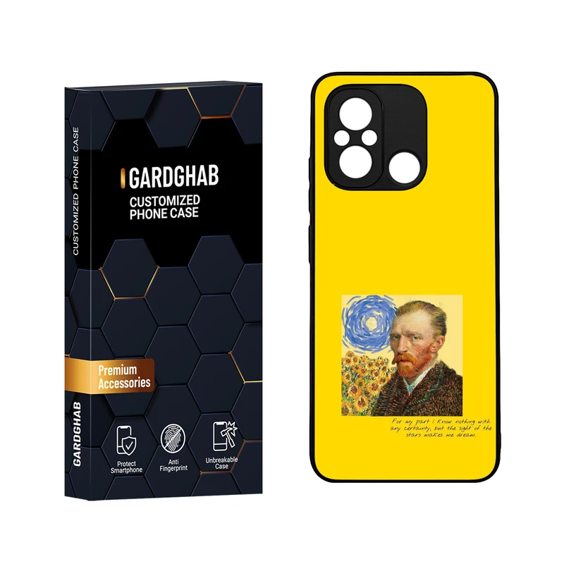 کاور گارد قاب مدل دورژله ای هنری مناسب برای گوشی موبایل شیائومی Poco C55 / Redmi 12c