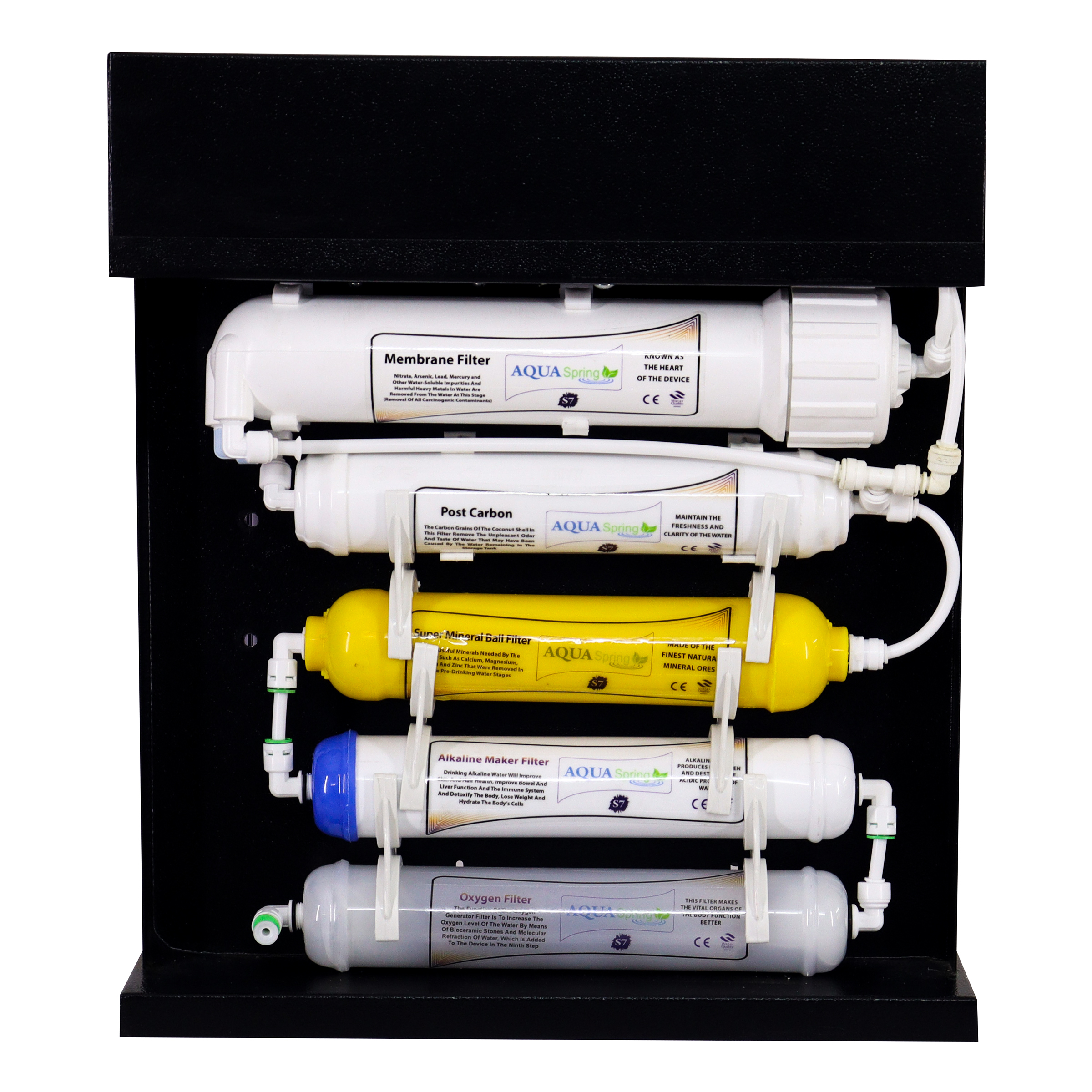 دستگاه تصفیه کننده آب آکوآ اسپرینگ مدل RO- S7-BZ 7020 به همراه کیت نشتی گیر