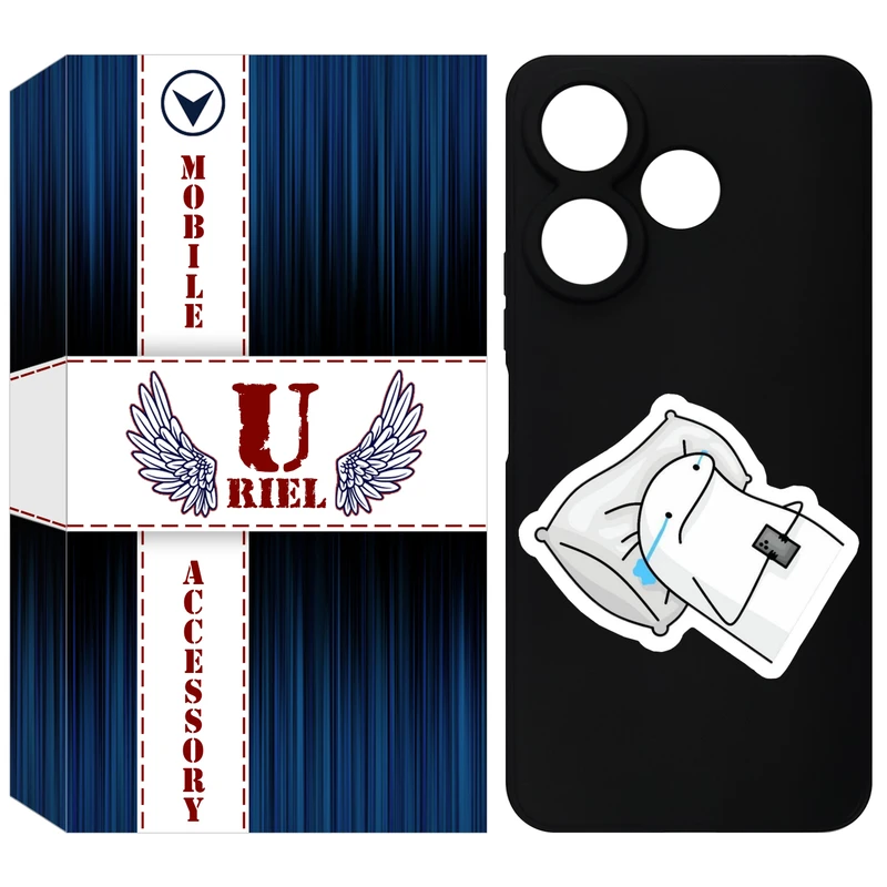 کاور یوریل مدل KSH کد 81 طرح غمگین مناسب برای گوشی موبایل شیائومی Redmi 13 4G / 13 5G / Poco M6 4G