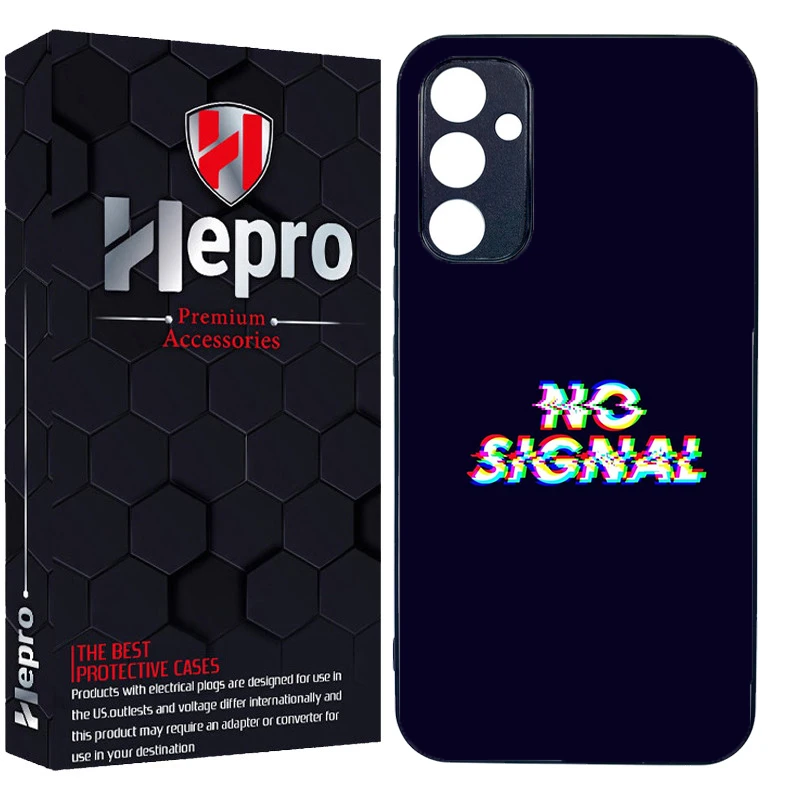 کاور هپرو طرح no signal کد TPU-193 مناسب برای گوشی موبایل سامسونگ Galaxy A15