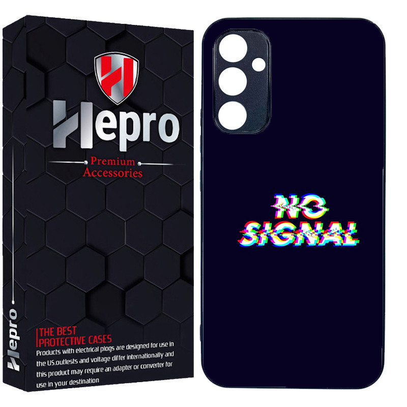 کاور هپرو طرح no signal کد Dimo-193 مناسب برای گوشی موبایل سامسونگ Galaxy A24
