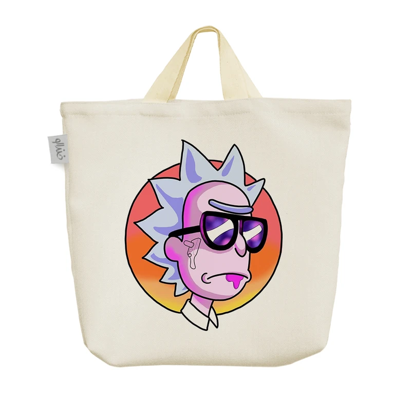 ساک خرید خندالو مدل ریک و مورتی Rick and Morty کد 5385