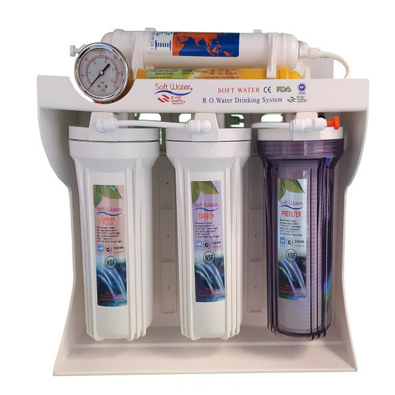 دستگاه تصفیه کننده آب سافت واتر مدل jw-soft-P06 به همراه فیلتر تصفیه آب سافت واتر کد 10 مجموعه 3 عددی