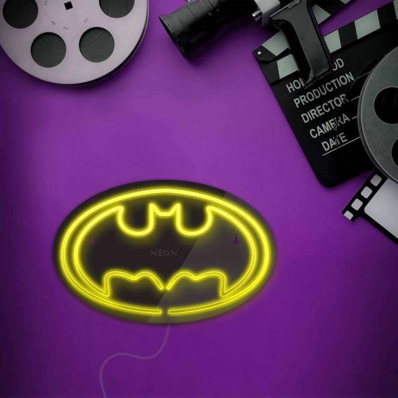 چراغ دیواری نئون دیزاین طرح Batman-BL_YL