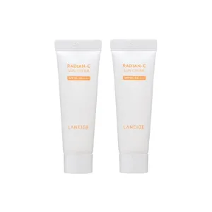 کرم ضد آفتاب بی‌رنگ لانیژ SPF 50 مدل Radian-C محافظ UVA ،UVB و PA+++ مناسب برای انواع پوست حجم 10 میلی‌لیتر بسته دو عددی