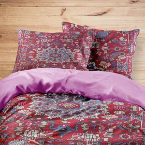 سرویس روتختی مدوپد طرح فرش نهاوند مدل C-Nahavand14 یک نفره 4 تکه