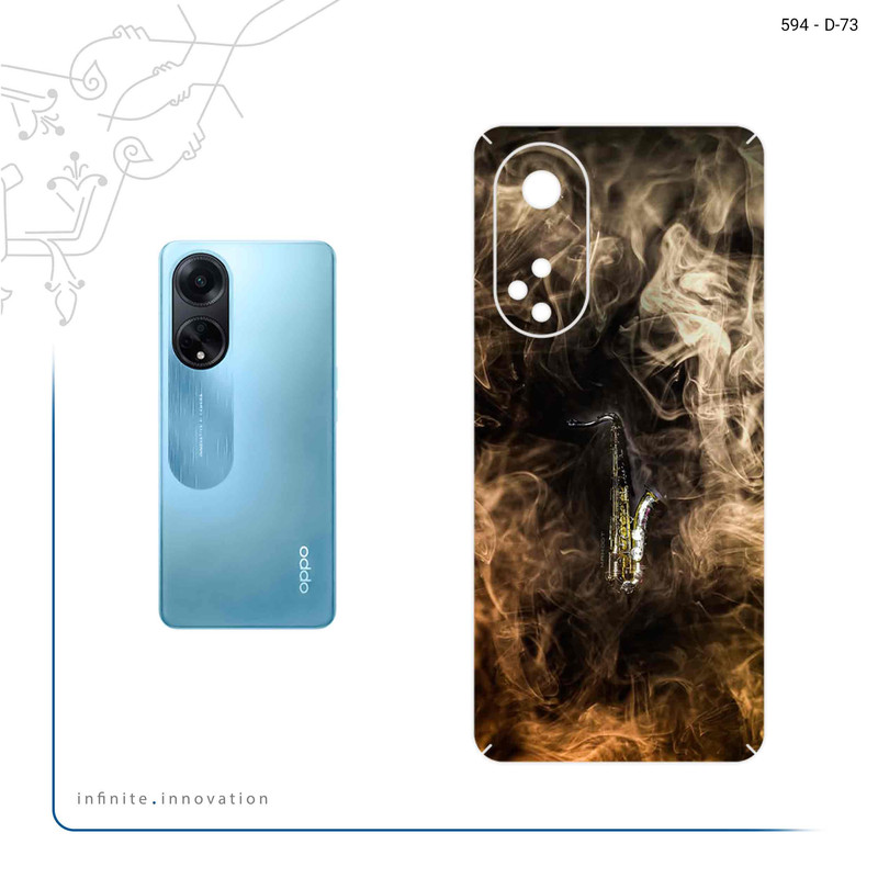 برچسب پوششی ماهوت مدل Saxophone مناسب برای گوشی موبایل اپو A98