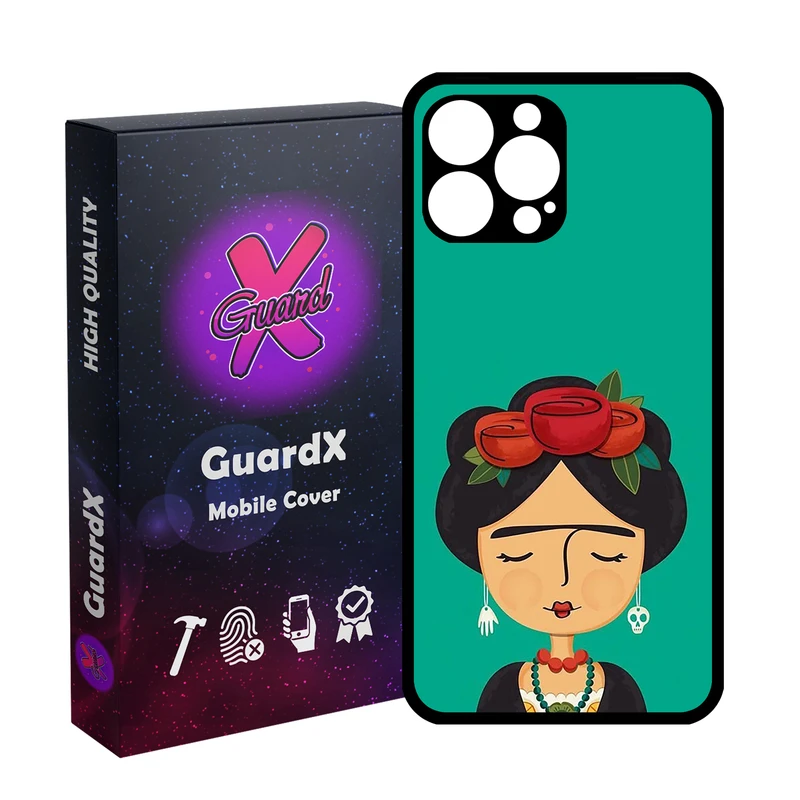 کاور گارد ایکس طرح دختر مدل Glass10783 مناسب برای گوشی موبایل اپل iPhone 13 Pro Max