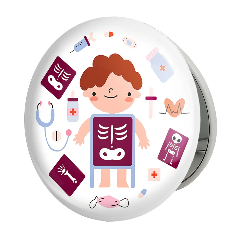 آینه جیبی خندالو طرح پزشک و پرستار کودکانه مدل تاشو کد 36511