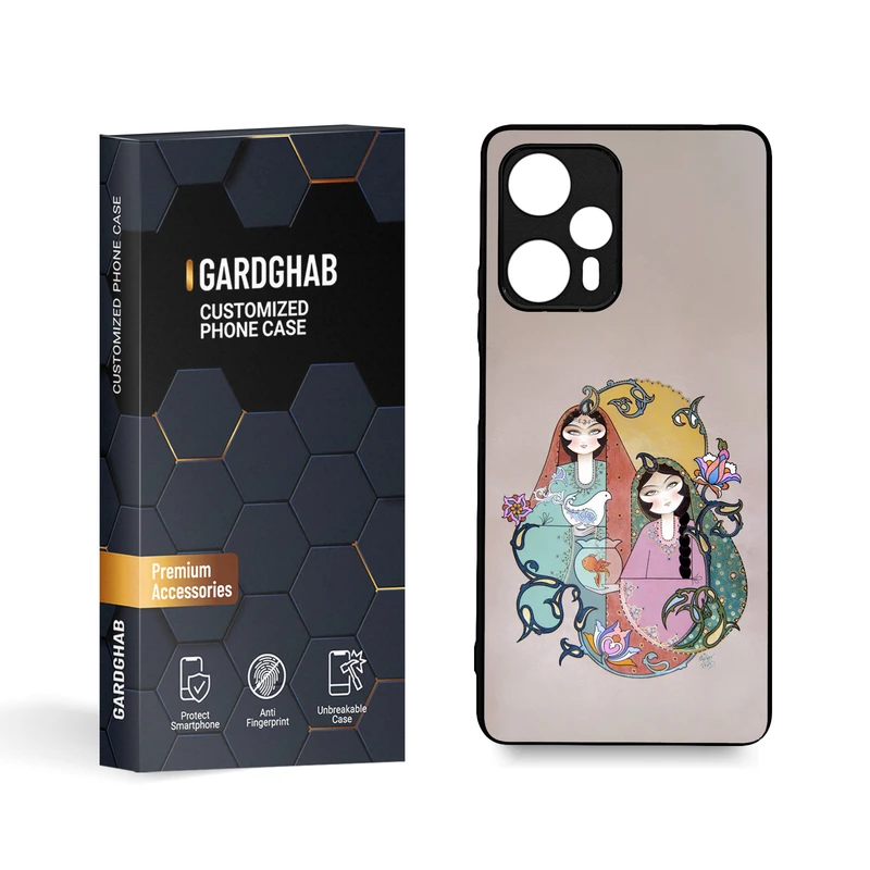 کاور گارد قاب مدل دخترانه مناسب برای گوشی موبایل شیائومی Redmi note 12 Turbo/Poco F5