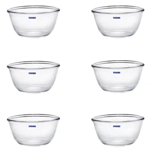 کاسه شیشه و بلور اصفهان مدل Onix18 بسته 6 عددی