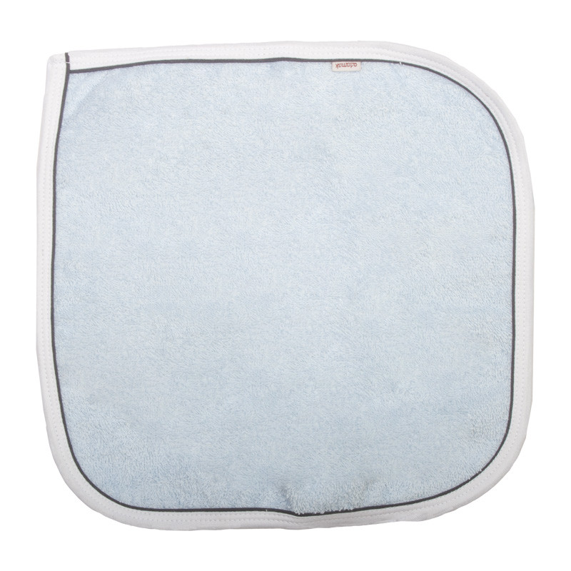 سرویس حوله نوزادی 4 تکه آدمک طرح خرس آبی روشن  کد 970217