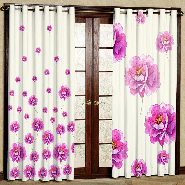 پرده مخمل پانچی کد 5875 سایز 280x140 سانتی متر