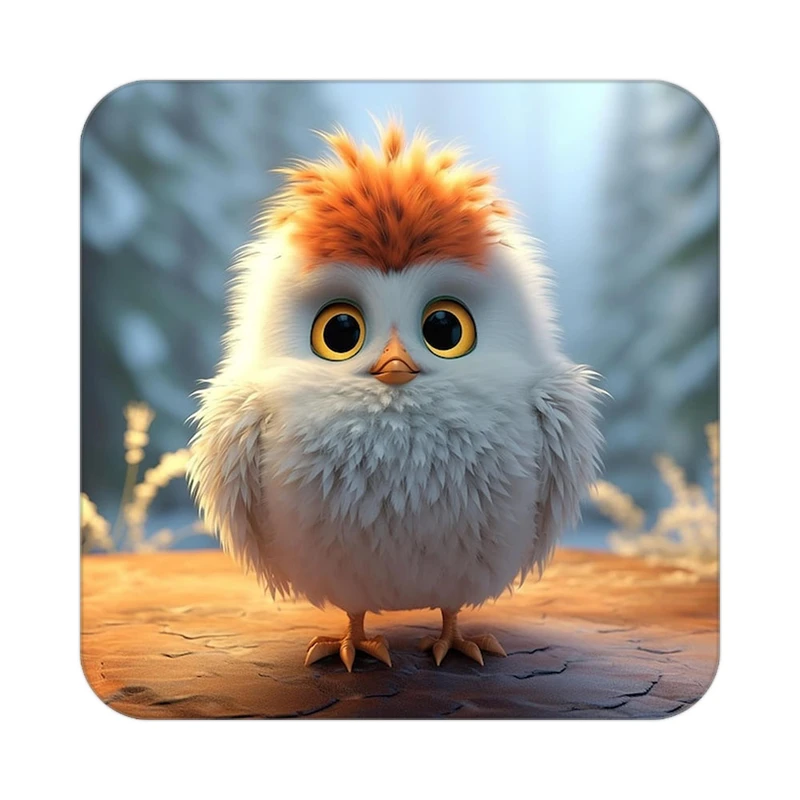 زیر لیوانی کاکتی طرح حیوانات کارتونی مدل mp28067