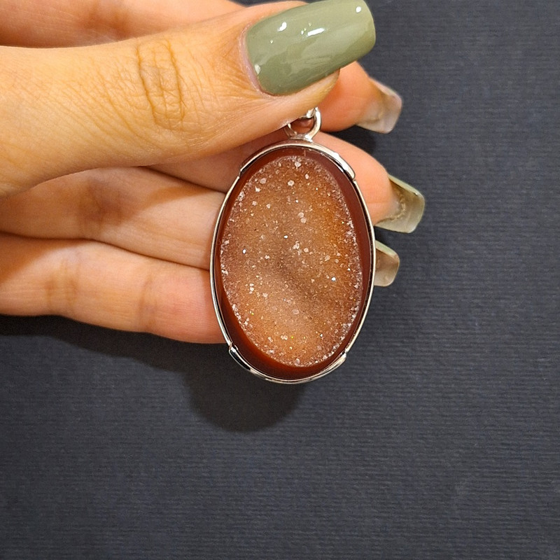 آویز گردنبند نقره مدل PiArte P03M-3