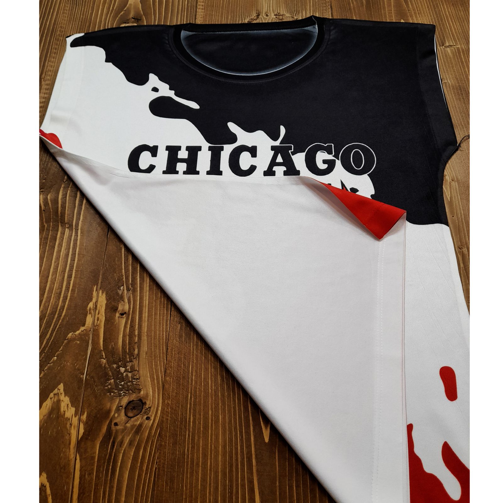  تاپ ورزشی پسرانه طرح CHICAGO BULLS کد CH01 -  - 2