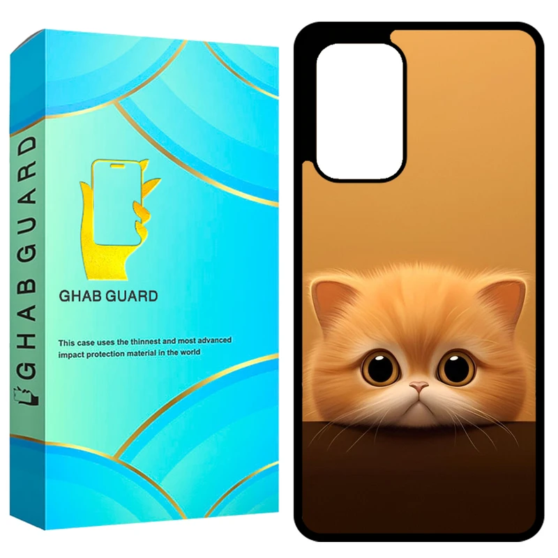 کاور قاب گارد طرح گربه مدل GCHPA53 مناسب برای گوشی موبایل سامسونگ Galaxy A53 5G