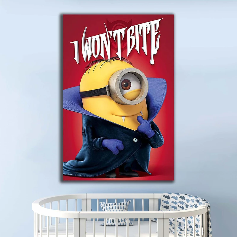 تابلو شاسی آتریسا مدل اتاق کودک طرح مینیون